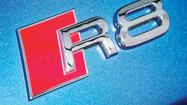 2013 Audi R8 V10 Plus badge