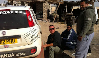 Fiat Panda Africa record run - Day 7