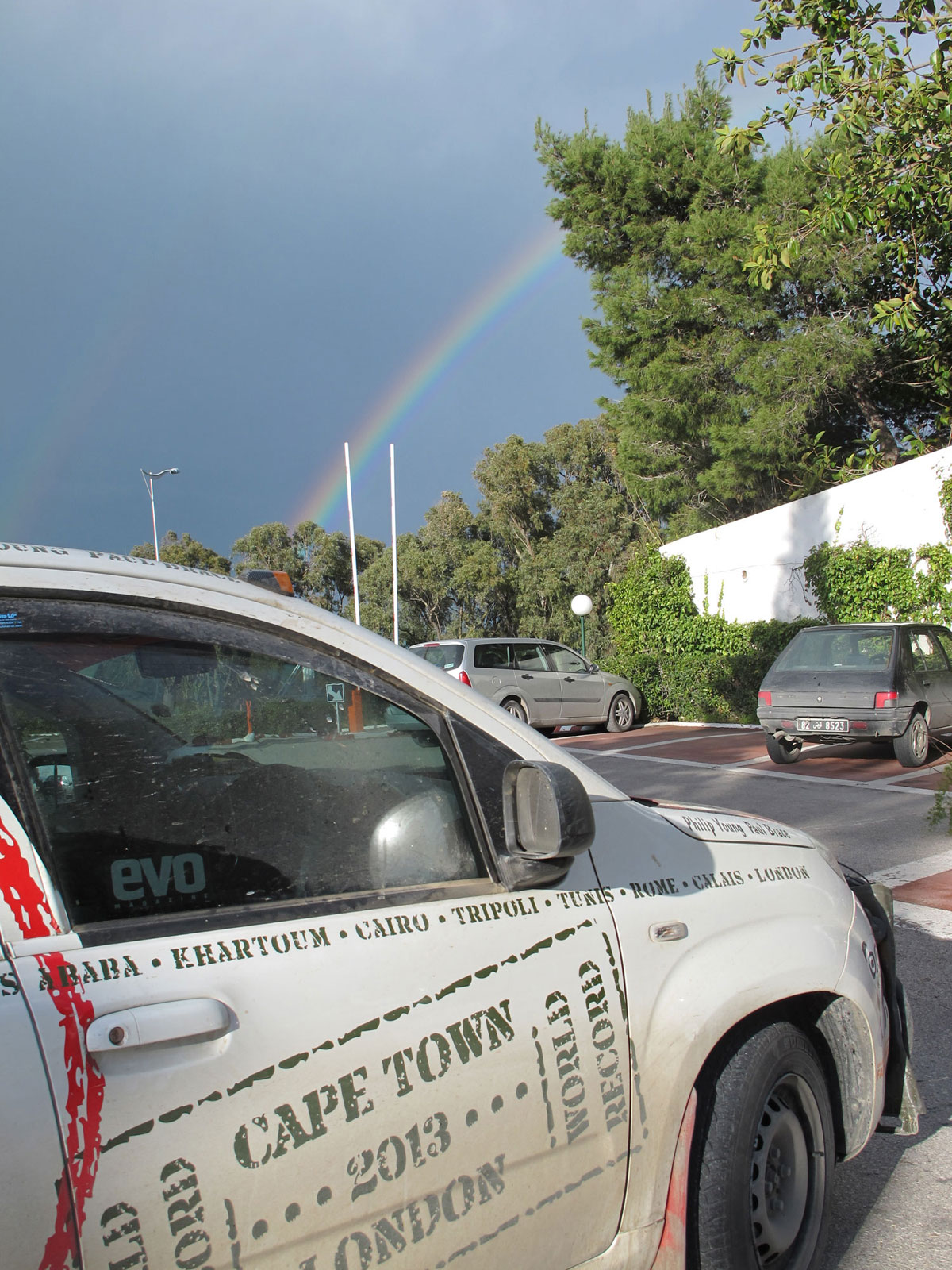 Fiat Panda Africa record run - Weekend update