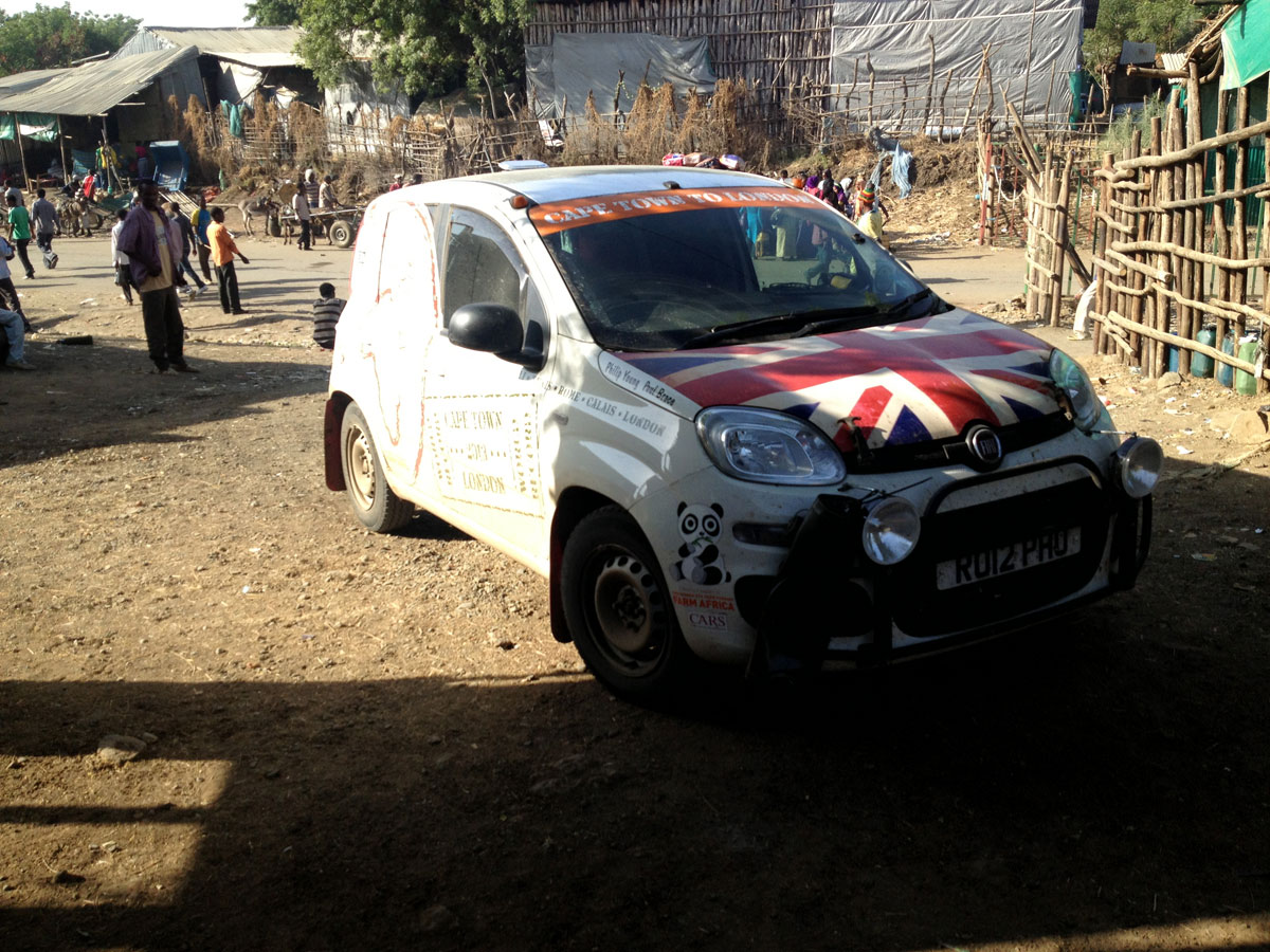 Fiat Panda Africa record run - Weekend update