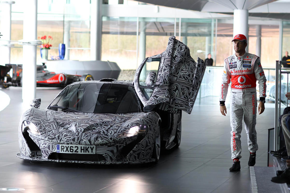 McLaren P1 Jenson Button reveals