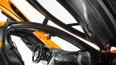 McLaren P1 interior doors up