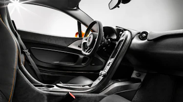 McLaren P1 interior first official photograph
