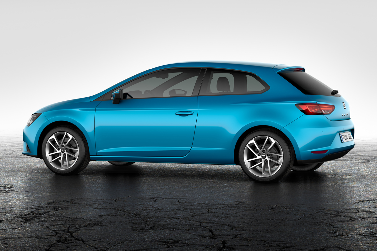 2013 SEAT Leon SC three-door blue