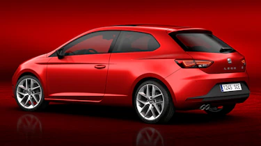 2013 SEAT Leon FR SC three-door red