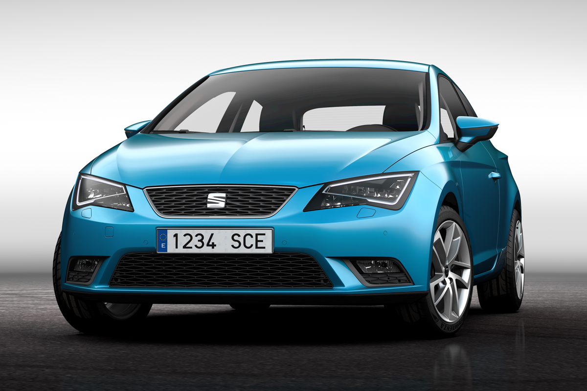 2013 SEAT Leon SC three-door blue