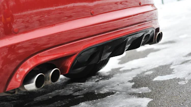 2013 Jaguar XFR Speed Pack rear diffuser quad exhausts