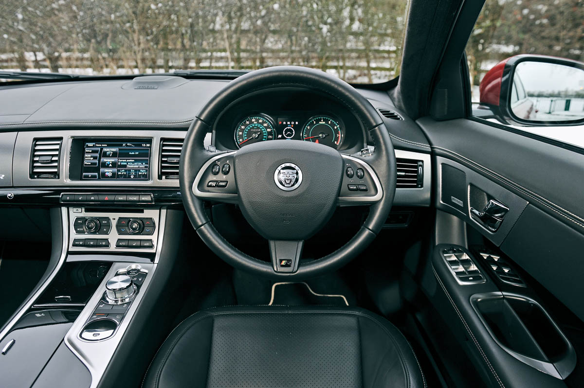2013 Jaguar XFR Speed Pack interior dashboard