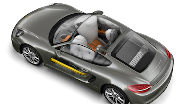 2013 Porsche Cayman technical drawing