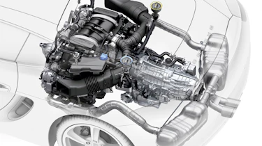 2013 Porsche Cayman technical drawing