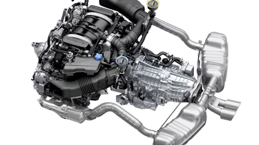 2013 Porsche Cayman technical drawing