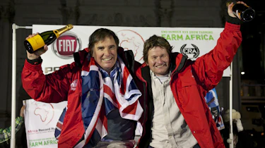 Fiat Panda beats the Cape Town to London record