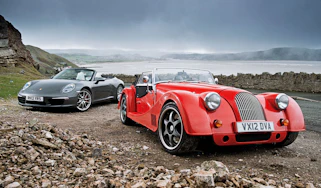 Porsche 911 Carrera S v Morgan Plus 8