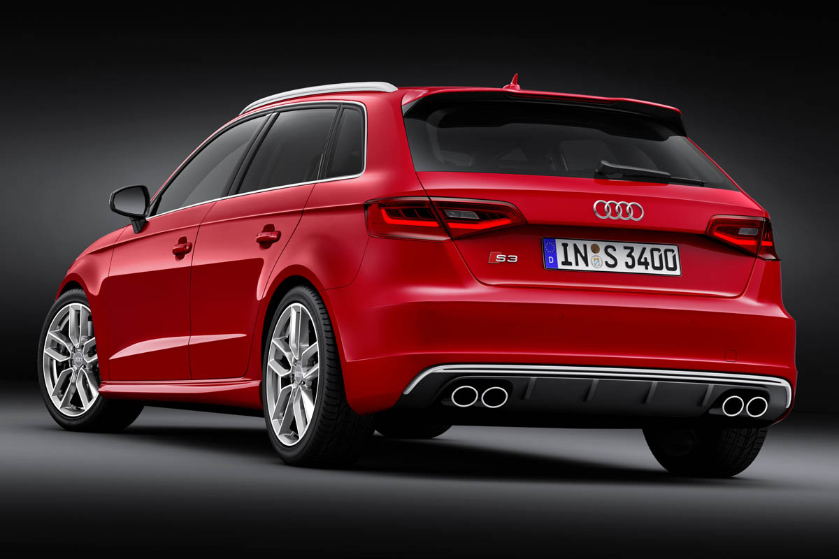 2013 Audi S3 quattro Sportback rear