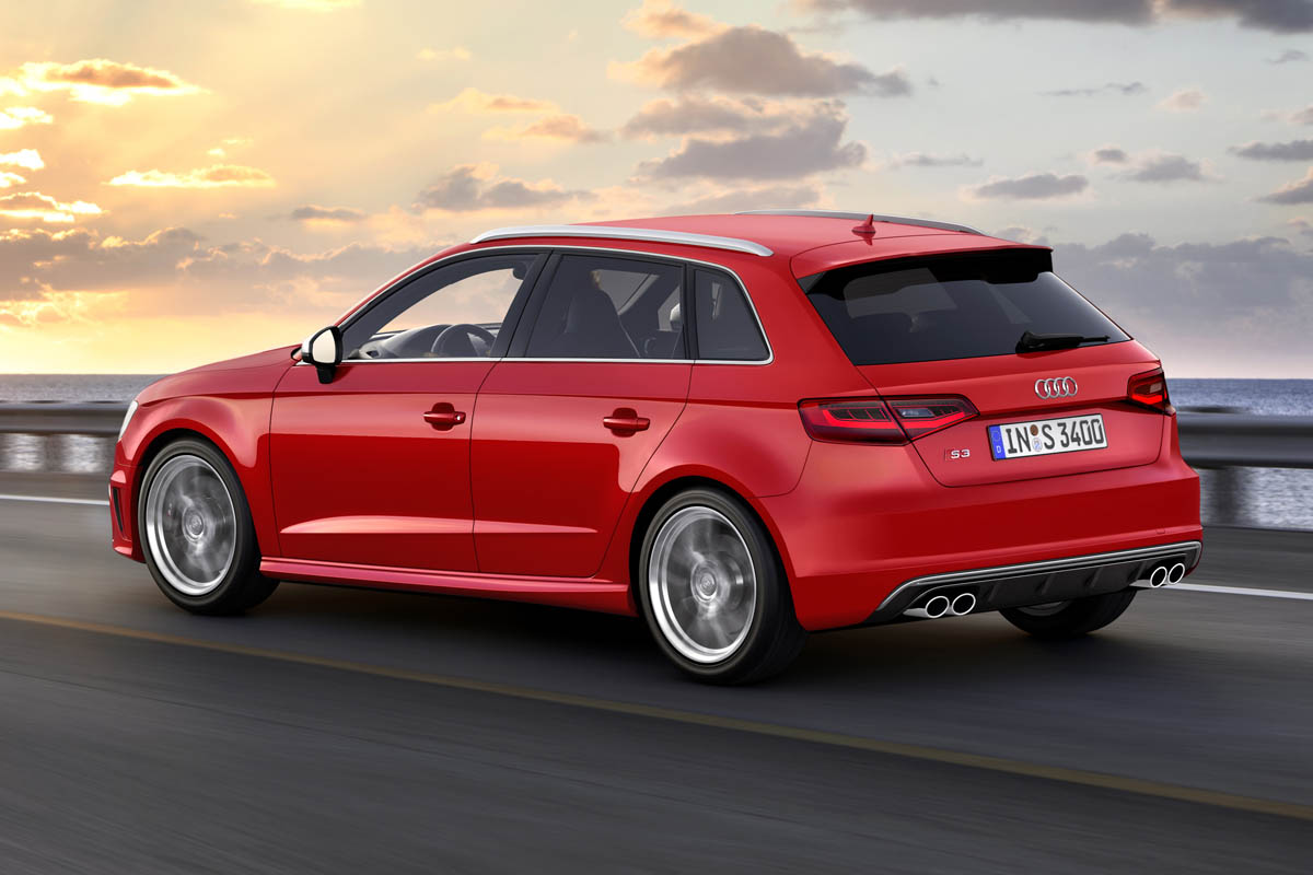 2013 Audi S3 quattro Sportback action rear