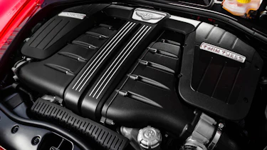 2013 Bentley Continental GT Speed Convertible red W12 engine