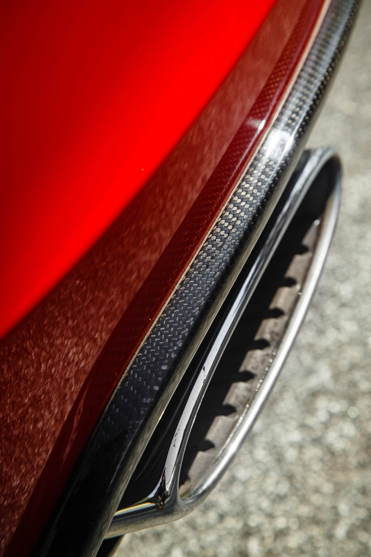 2013 Bentley Continental GT Speed Convertible red exhaust pipe