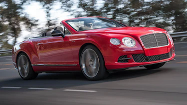 2013 Bentley Continental GT Speed Convertible red front