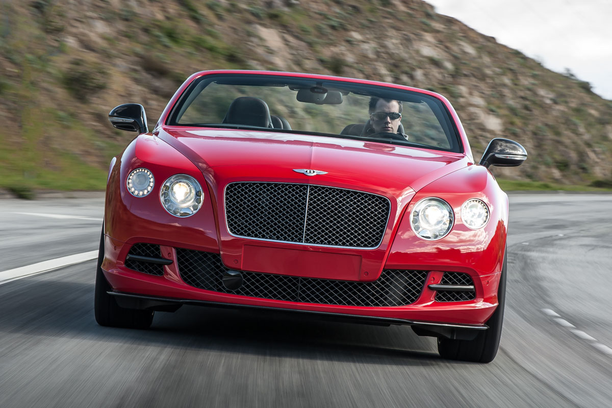 2013 Bentley Continental GT Speed Convertible red front grille