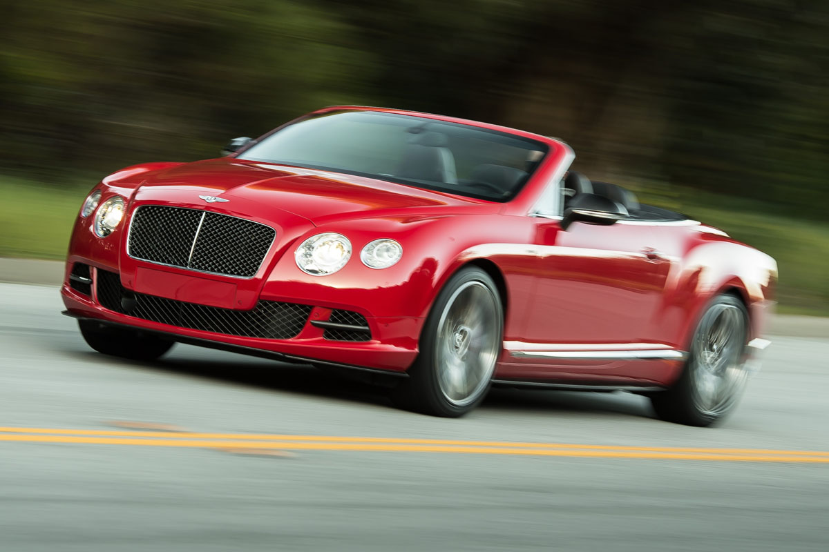 2013 Bentley Continental GT Speed Convertible red