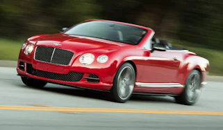 2013 Bentley Continental GT Speed Convertible red