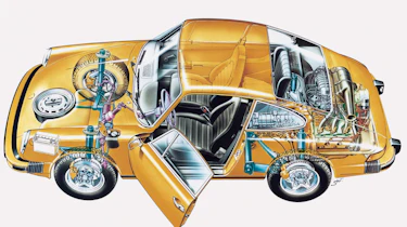 1974 911 2.7 cutaway