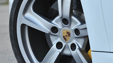 2013 Porsche Cayman S white alloy wheel