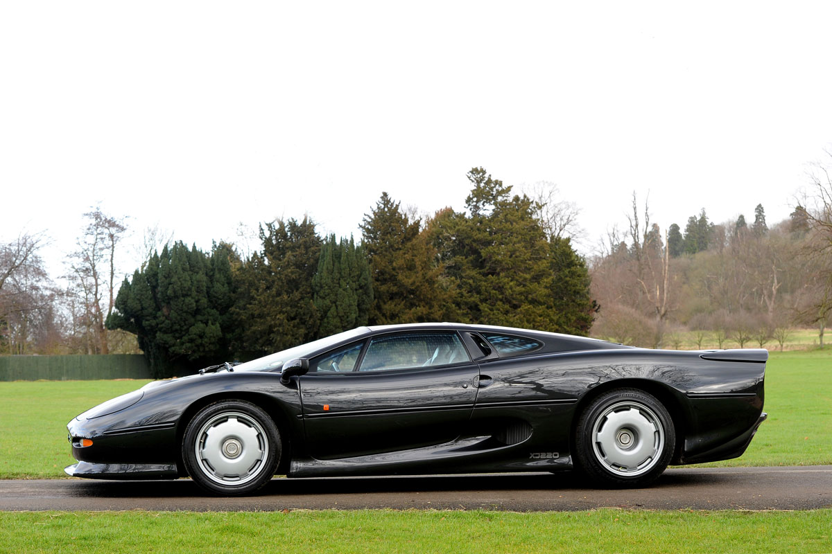 Low mileage Jaguar XJ220 up for auction
