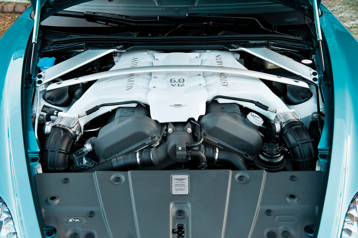 2012 Aston Martin V12 Zagato V12 engine