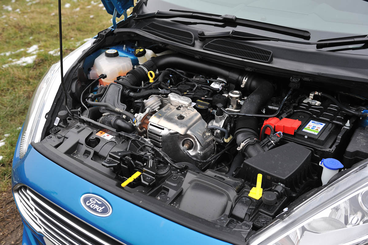 2013 Ford Fiesta Ecoboost 1-litre three-cylinder engine