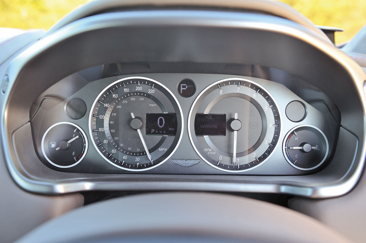 Aston Martin Vanquish dashboard