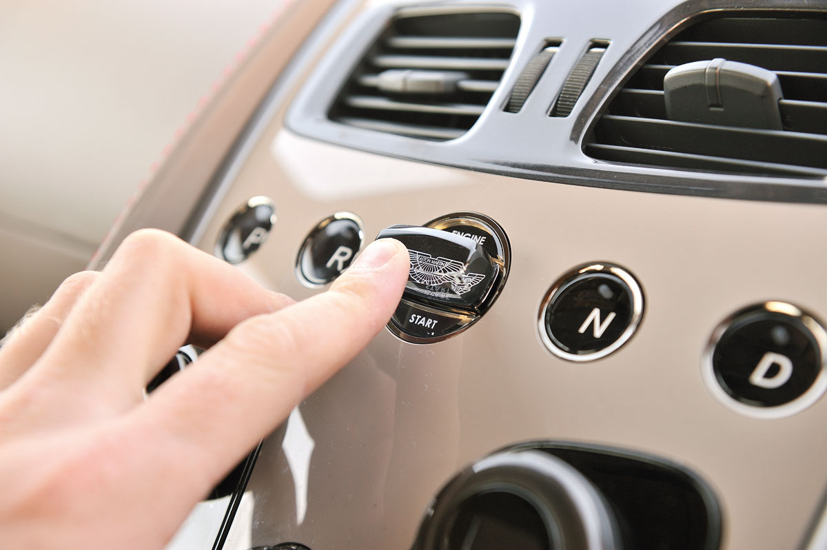 Aston Martin Vanquish starter button key