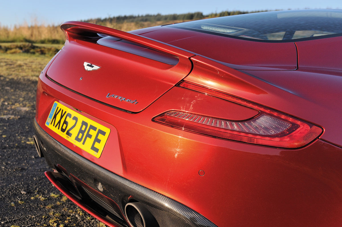 Aston Martin Vanquish boot