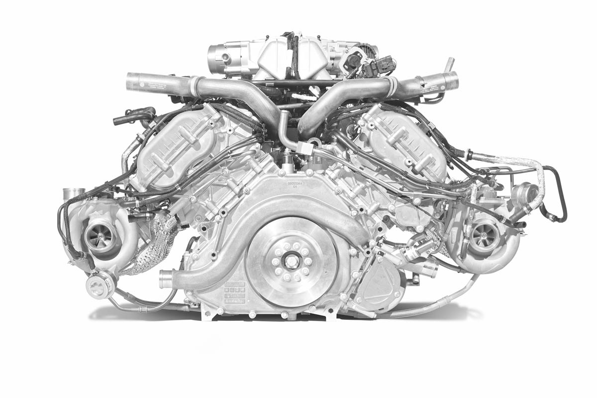 McLaren P1 3.8-litre twin-turbo V8 engine