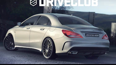 Mercedes CLA45 AMG saloon first picture silver Driveclub PS4
