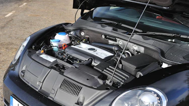 2013 Volkswagen Beetle Turbo Silver engine