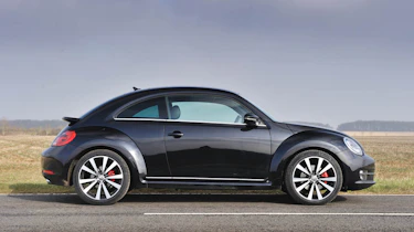 2013 Volkswagen Beetle Turbo Silver side profile