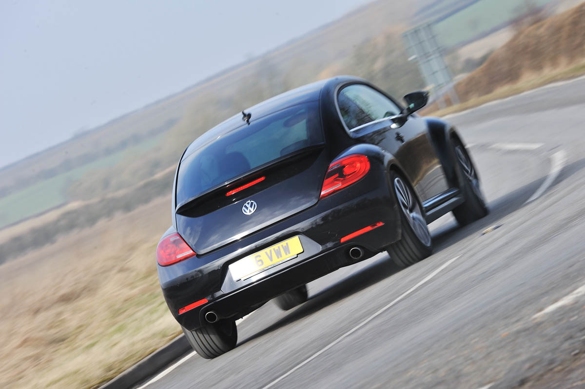 2013 Volkswagen Beetle Turbo Silver rear