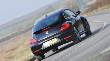 2013 Volkswagen Beetle Turbo Silver rear
