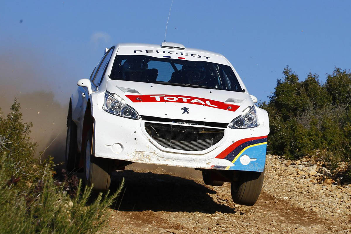 Peugeot 208 T16 rally car