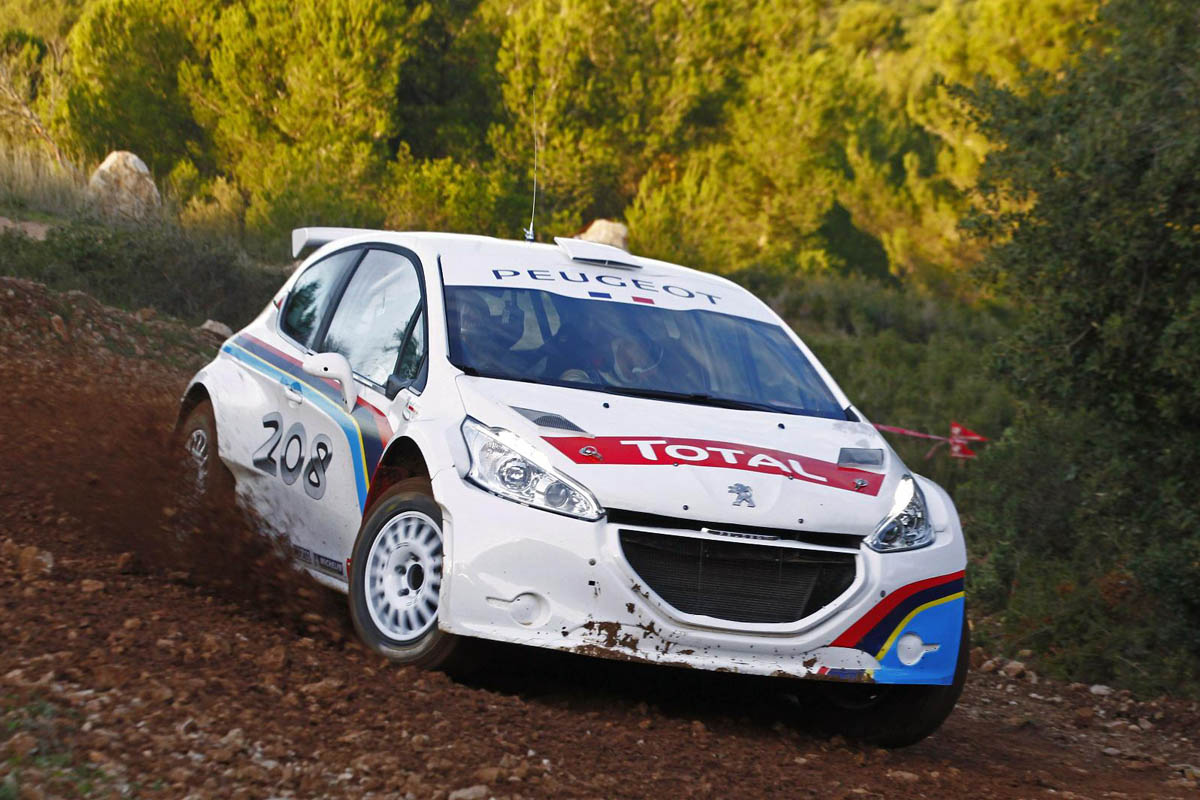Peugeot 208 T16 rally car