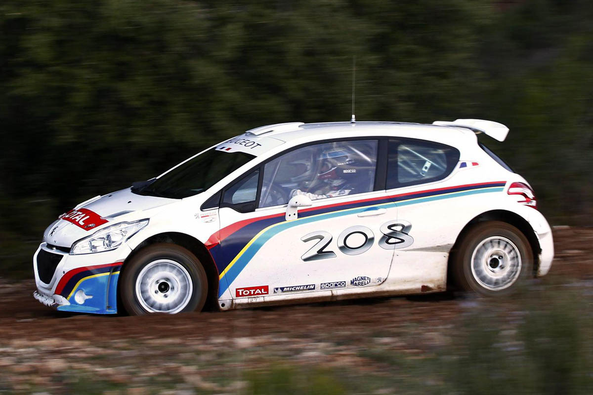 Peugeot 208 T16 rally car
