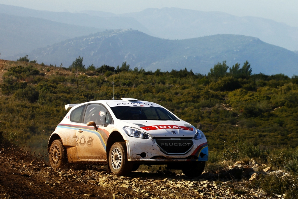 Peugeot 208 T16 rally car