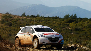 Peugeot 208 T16 rally car