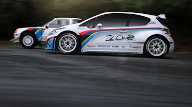 Peugeot 208 T16 rally car