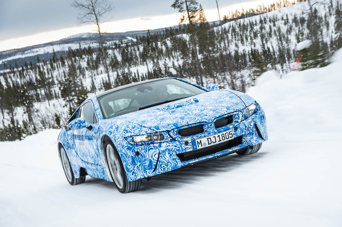 BMW i8 hybrid sports car