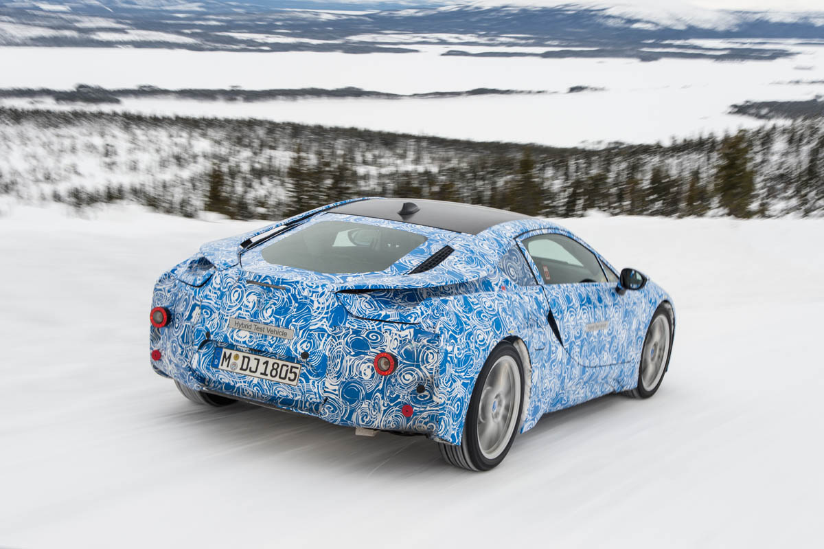 BMW i8 hybrid sports car