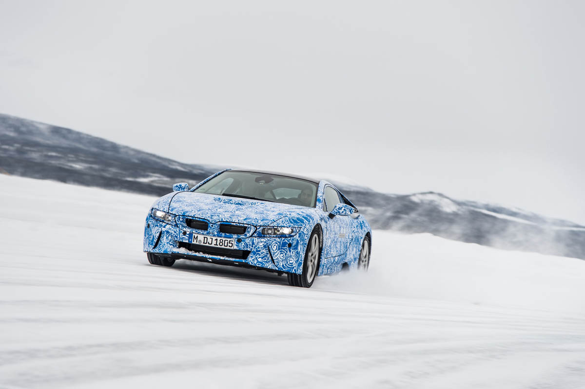 BMW i8 hybrid sports car