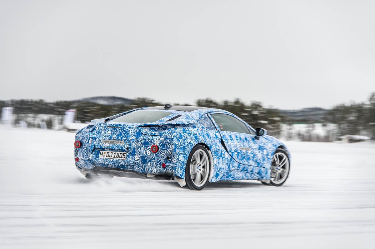 BMW i8 hybrid sports car