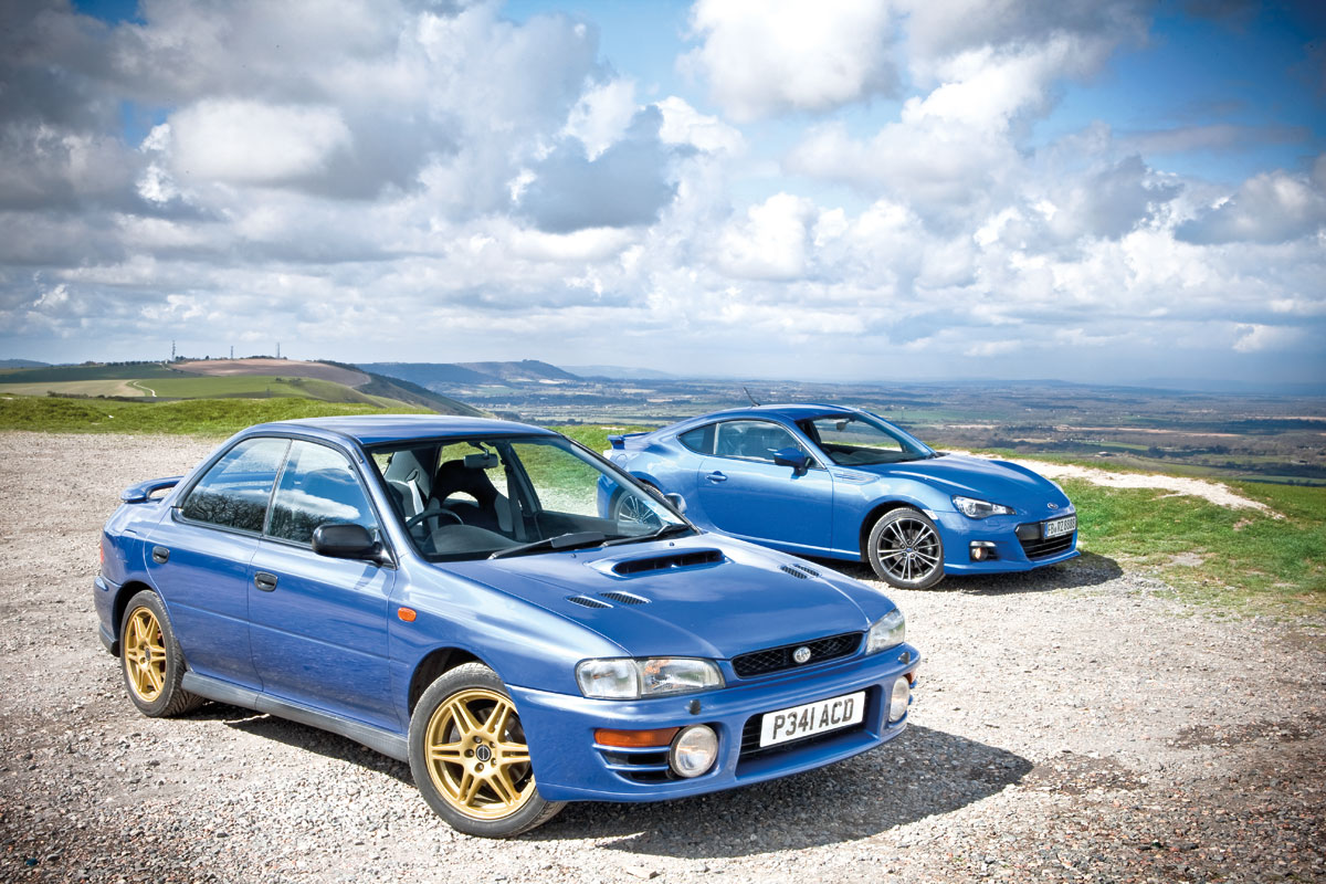 Subaru BRZ vs Subaru Impreza 2000 Turbo review